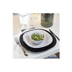 Luminarc Carine Beyaz Çukur Yemek Tabağı 6'lı 21cm