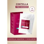 Luminate Centella Cica Krem Yüz Maskesi 10'lu Hyalüronik Asit Shea Yağı Yatıştırıcı Nemlendirici Bakım