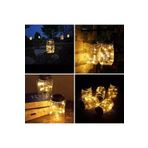 Luminay 3W Güneş Enerjili Solar Kavanoz Peri Led Işık - Solar Peri Kavanoz - Led Bahçe Aydınlatma - RGB