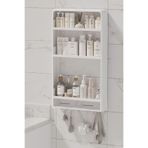 Lumindra Çok Amaçlı Yapışkanlı Duvar Rafı Organizer – Banyo, Mutfak ve Duş Alanları İçin Pratik Düzenleyici