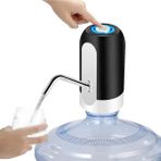 Lumindra Elektrikli Şarjlı Damacana Su Pompası Siyah Renk 3-4 Litre Akıtma Kapasitesi
