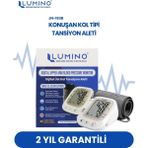 Lumino İngilizce Konuşan Tansiyon Aleti - Pil Dahil & Type-C Girişli - Aritmi Takibi - Büyük Ekran