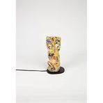 Luminocrafts El Yapımı Cam Mozaik Lamba, Baykuş Gece Lambası, Yoga Meditasyon Işığı, Bali El Yapımı Dekoratif Lamba, Lumino Owl Glass Mosaic Lamp (Mixed)