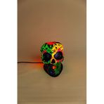 Luminocrafts El Yapımı Cam Mozaik Lamba, Kurukafa Gece Lambası, Yoga Meditasyon Işığı, Bali El Yapımı Dekoratif Lamba, Skull Lamp, Shiny Glass Mosaic Lamp (Weirdo)