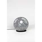 Luminocrafts El Yapımı Cam Mozaik Lamba, Lumino Bagel Simit Gece Lambası, Yoga Meditasyon Işığı, Bali El Yapımı Dekoratif Lamba, Loş Işık (Nusa Dua)