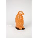 Luminocrafts El Yapımı Cam Mozaik Lamba, Penguen Gece Lambası, Yoga Meditasyon Işığı, Bali El Yapımı Dekoratif Lamba, (Yellow)