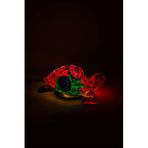 Luminocrafts El Yapımı Cam Mozaik Lamba, Turtle (Kaplumbağa) Gece Lambası, Yoga Meditasyon Işığı, Bali El Yapımı Dekoratif Lamba, Çocuk Odası Lamba Işık (Kitty)