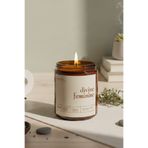 Luminolier Ylang ylang, Yasemin, Vanilya Kokulu Mum - %100 Doğal Soya Mumu Amber Kavanoz Mum - 270 cc