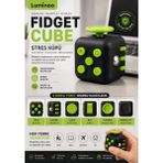 Luminoo Fidget Cube Stres Küpü Sessiz Dikkat ve Odak Oyuncağı - Renkli