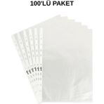 luminoo şeffaf poşet dosya , föy a4 100'lü paket