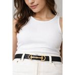 Luminos Butik Uzun Tokalı Siyah İnce Kadın Kemeri Ceket Kemeri, Kadın Kemeri, Gömlek Kemeri, Elbise Kemeri KMR001