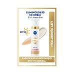 Luminous630 Koyu Leke Karşıtı CC Yüz Kremi SPF30 40 ML