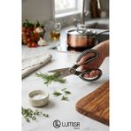 Lumisa Home LM-4208 Pro-Cut Paslanmaz Çelik Çok Amaçlı Mutfak Makası – Ergonomik SAPLILM-4208 Pro-Cut Paslanmaz Çelik Çok Amaçlı Mutfak Makası – Ergonomik Saplı