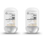 LUMISUN Detox Brilliance SPF 50+, 50 ml Güneş Kremi - Bromelain, Niacinamide, E vitamin, Hyaluronik (2 paketi)