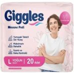 Lummed Giggles - Mesane Kadın Pedi Large Yoğun Lady 20Lİ - 0 - 1 Ay - Gri
