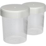 Lummed Non-Steril İdrar Numune Kabı 100 ml - 10 Adet Beyaz Renkli Ergonomik Tasarım