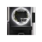 lumora mirror design Lys Beyaz Led'li Lazer Kumlamalı Lavabo & Banyo Aynası (Dokunmatik Sensörlü)