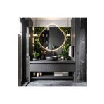 lumora mirror design Zynor Günışığı Led'li Lazer Kumlamalı Lavabo & Banyo Aynası (Dokunmatik Sensörlü)