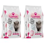 Lumos 2x10 lt Bebek Pudrası Bentonit Kedi Kumu
