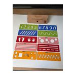 lumos dekor Eğitici Ahşap Çizgi Çalışmaları 10'lu Set