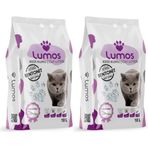 Lumos Lavanta Kokulu Bentonit 2x10 lt Kedi Kumu