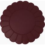 Luna 2li Deri Amerikan Servis Bordo - 38 x 38 cm