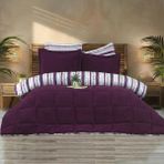Luna Bueno Sherpa Comforter Tek Kişilik Uyku Seti - Mor