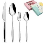 Luna Cucina Lorena 60 Parça Gümüş Çatal Kaşık Bıçak Takımı