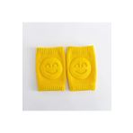 Luna Design Smiley Desenli Yumuşak Dayanıklı Emekleme Dizliği 0-1 Yaş Bebekler için Diz Koruyucu Set (1 Çift)
