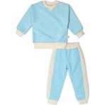 Luna di Cotone 1.0 Tog %100 Organik Pamuklu Gece & Gündüz İkili Takım - Bebek Mavisi - 2 - 3 Yaş