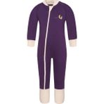 Luna di Cotone 1.0 Tog %100 Organik Pamuklu Uyku Tulumu - 1 - 2 Yaş - Koyu Lila