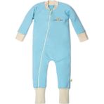 Luna di Cotone 1.0 Tog %100 Organik Pamuklu Uyku Tulumu - Bebek Mavisi - 3 - 6 Ay
