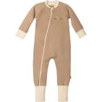 Luna di Cotone 1.0 Tog %100 Organik Pamuklu Uyku Tulumu - Bej - 2 - 3 Yaş