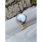 Luna Jewelry Aurora Zirkon Taşlı 316 L Çelik Kadın Saati - Gold