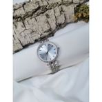 Luna Jewelry Aurora Zirkon Taşlı 316 L Çelik Kadın Saati - Gri