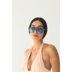 Luna Jewelry Pilot Model Unisex Güneş Gözlüğü - Mavi
