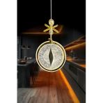 Luna Lighting Dark Model Gold Kaplama 3Renk Metal Salon Mutfak Oturma Yatak Odası Modern Led Sarkıt Avize