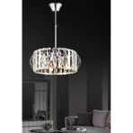 Luna Lighting Luxury Krom Kristal Taşlı Avize 30 Luk