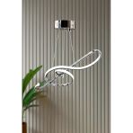 Luna Lighting Melodi Model Krom Renk Metal Salon Mutfak Oturma Yatak Odası Modern Led Sarkıt Avize