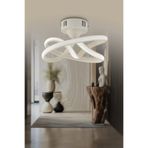 Luna Lighting Vino Riserva Model Beyaz Renk Metal Salon Mutfak Oturma Yatak Odası Modern Led Plafonyer Avize