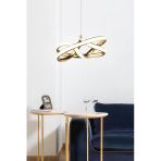 Luna Lighting Vino Riserva Model Gold Kaplama Metal Salon Mutfak Oturma Yatak Odası Modern Led Sarkıt Avize