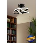 Luna Lighting Vino Riserva Model Siyah Renk Metal Salon Mutfak Oturma Yatak Odası Modern Led Plafonyer Avize