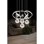 Luna Lighting Zümrüt Model Salon Yatak Yemek Odası Mutfak Krom Kaplama Modern Led Avize 3 1 Krom Ledli Avize - 4