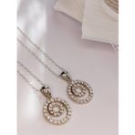Luna Luster Gümüş Best Friends Arkadaşlık Ikili Kolye Sevgililer Günü Hediye