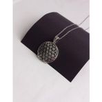Luna Luster Gümüş Hayat Ağacı Yaşam Çiçeği Tasarım Kadın Kolye Sevgililer Günü Hediye