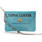 Luna Luster Hakiki Deri Erkek Mavi Minimal Kartlık Gümüş Kadın Kelebek Nazar Boncuk Bileklik