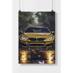 Luna Marissa Bmw Araba Poster Çerçevesiz Duvar Posteri