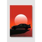 Luna Marissa BMW Sport Araba Poster Çerçevesiz Duvar Posteri