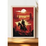 Luna Marissa Red Dead Redemption Oyunu Poster - Çerçevesiz Parlak Kağıt Duvar Posteri