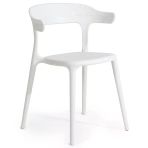 Luna Stripe Koltuk 2Li Paket - Bahçe Balkon Mutfak Sandalyesi Beyaz